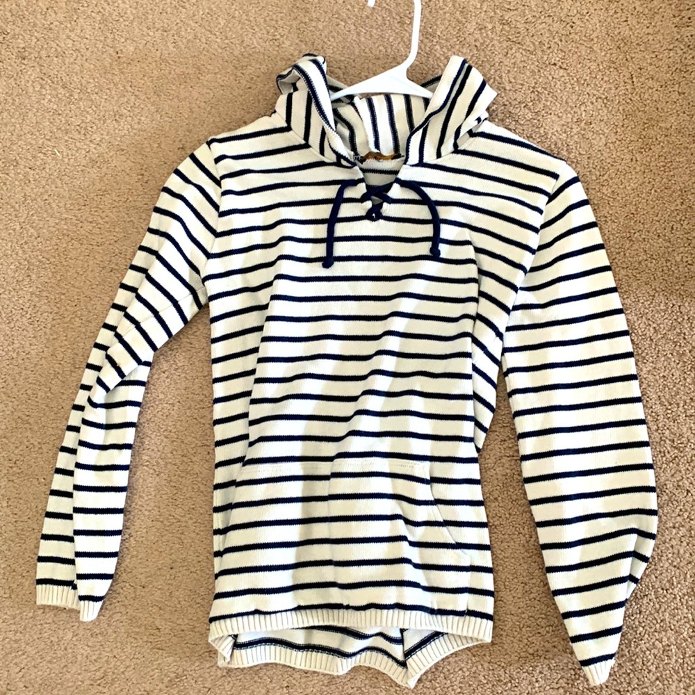 striped sweater sweatshirt